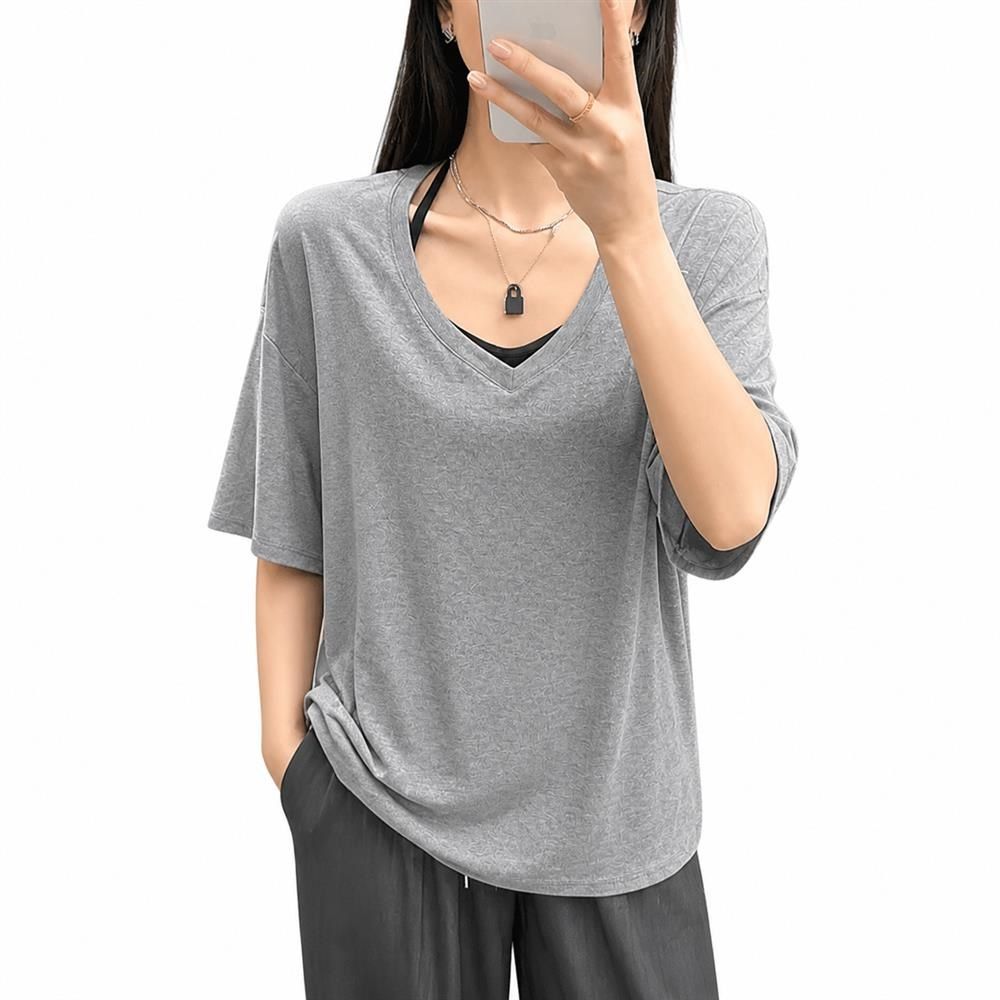 【今日このごろ制限事項、超買得30％OFFクーポン券、2度汐どき皆無】のど首 ティーシャツ レディース 長袖 カットソー トップス ゆったり ティーシャツ 馬鹿でかい大いさ 心地好い 好いたらしいめ 無地 分かりやすい 大層らしい大いさ 落っこちる肩先 夏 御洒落 御部屋着 通