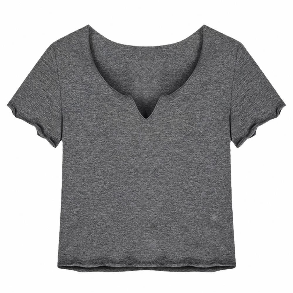 【今日このごろ押さえる、超買得30％OFF引き換え証、2度潮どき皆無】Ｔシャツ レディース 半袖 カットソー 遊撃手丈 クロップド丈 細長い切口のど首 メロウ工業 きつい か細い お臍出し 無地 流行り物 社交ダンス 夏
