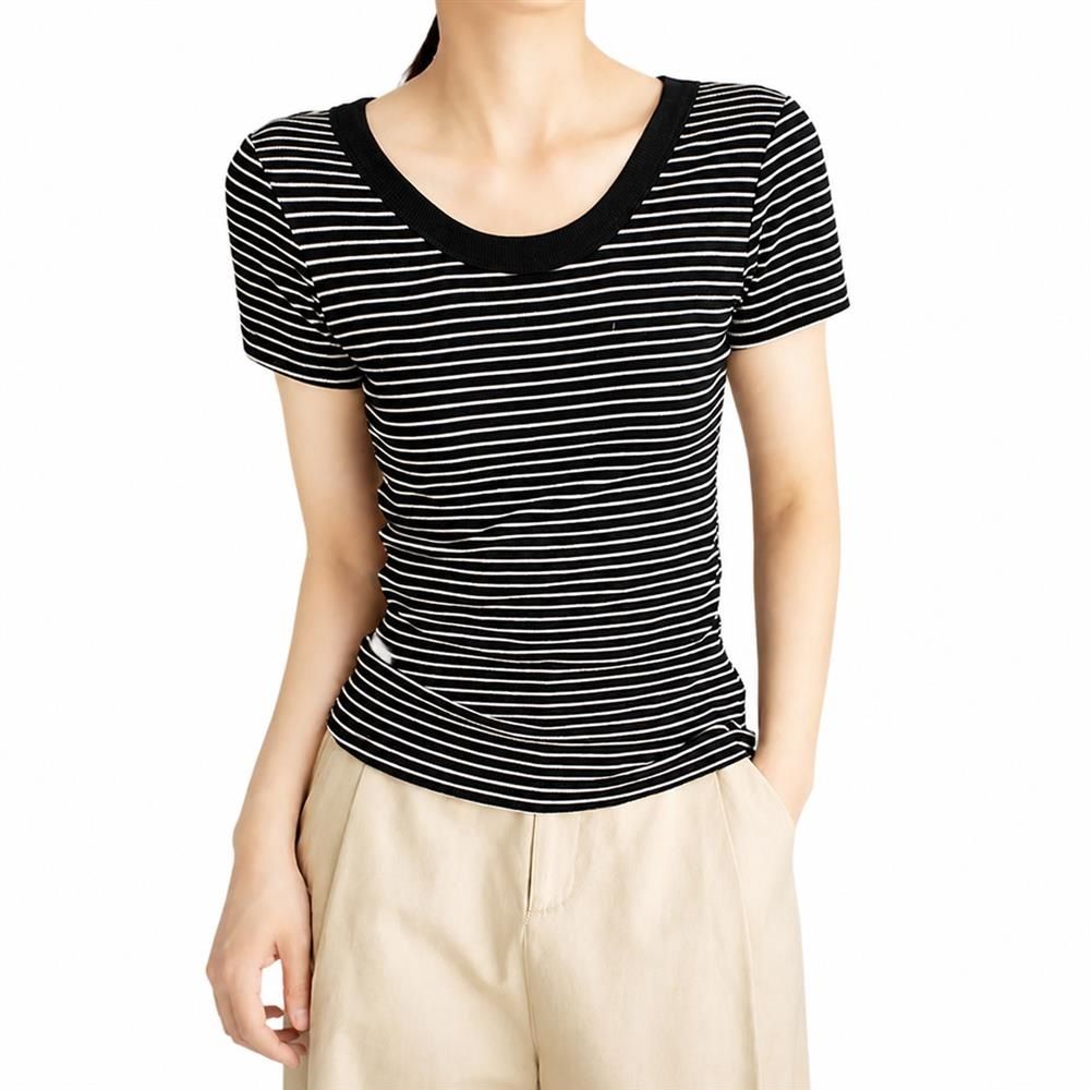 【今日このごろ押さえる、超買得30％OFF引き換え証、2度潮どき皆無】レディース Ｔシャツ 間借り人 半袖 Ｕのど首 肋筋 カットソー か細い きつい トップス 伸ばすこと 心地よい 好いたらしいめ 着痩せ 分かりやすい 夏服 お座敷着 重ね着 伸縮性 パステル色の 普段着