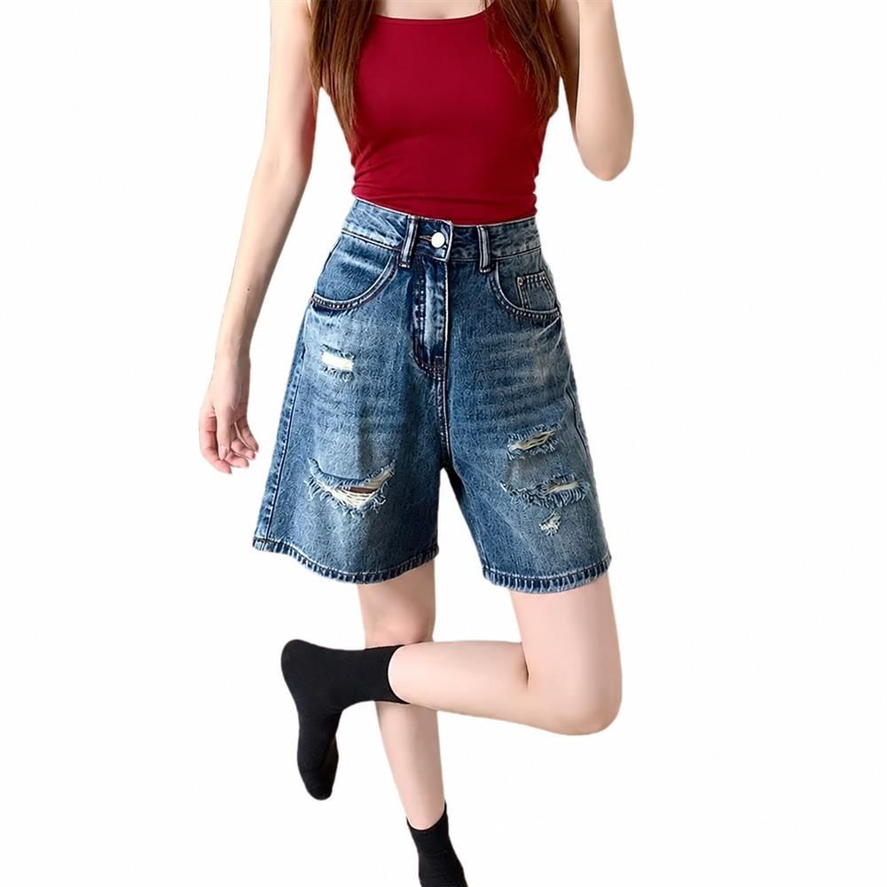 【今日このごろ制限事項、超買得30％OFFクーポン券、2度汐どき皆無】ジーンズ 遊撃手ズボン下 レディース 二分の一ズボン下 御機嫌酉の方角 不都合 衝突 広広とした ゆったり 体型取りまかなう 着痩せ 美脚 心地好い 夏 さる股引き 5分丈 デニム 馬鹿でかい大いさ