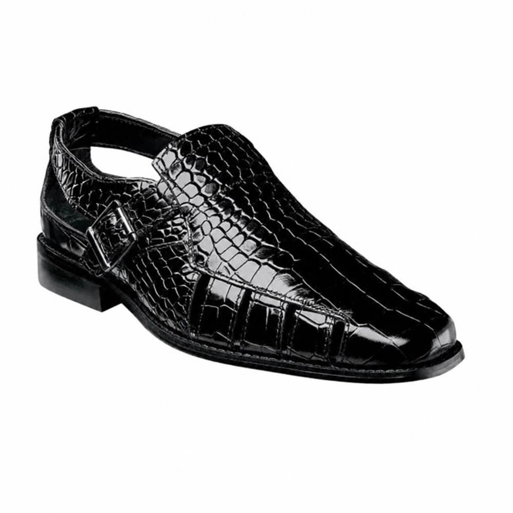 【全店通用25％OFFクーポン】ビジネスサンダル メンズ グルカサンダル 型押しレザー スクエアトゥ 紳士靴 通気性 スリッポン サマーシューズ 蒸れない 歩きやすい｜大森麗萱