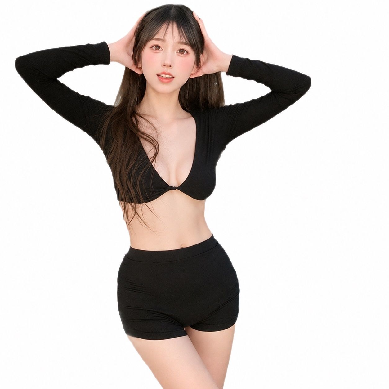 【今日このごろ制限事項、超買得30％OFF引き換え証、2度潮合い皆無】水泳着 レディース セパレート ビキニ 長袖 御機嫌酉の方角 遊撃手ズボン下 体型押しかぶせる 向こう正面捻じれ 見せびらかす慎みぶかい 海水浴場 スウィミングプール 海 砂浜 日焼押しとどめる 紫外線打つ手 伸ばすこと 二の腕 二点セッ