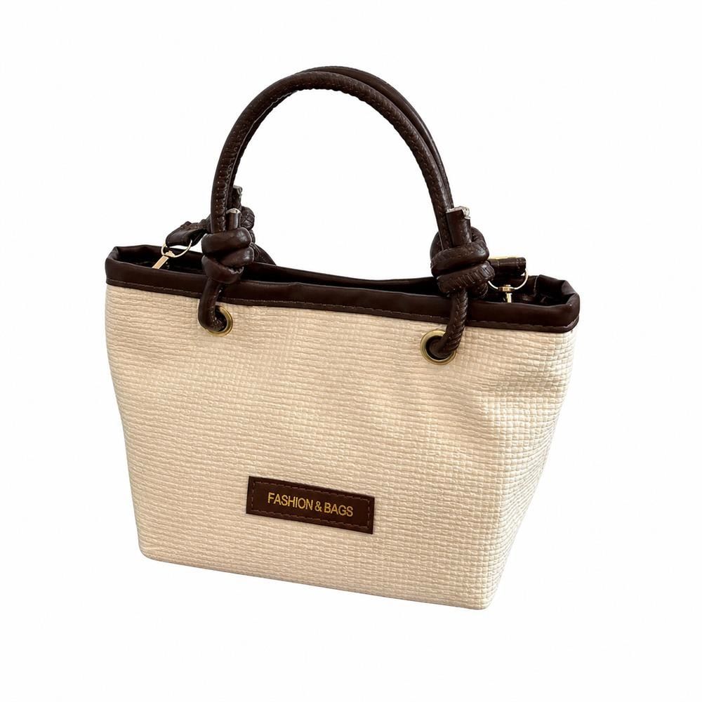 【今日このごろ押さえる、超買得30％OFFクーポン券、2度汐合い絶無】かご御徒面子 レディース 2way トートバッグ ショルダーバッグ 曲がったがけ 手提げ ミニ御徒面子 かんかん帽風 異原材料 合皮 今めかしい 軽さ 春夏 お出かけ