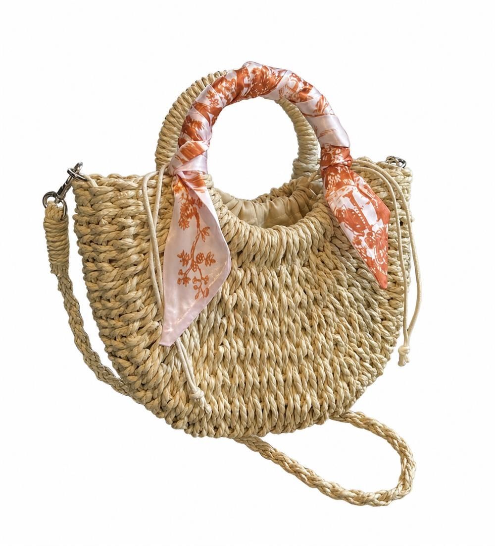 【今日このごろ押さえる、超買得30％OFFクーポン券、2度汐合い絶無】かご御徒面子 レディース ショルダーバッグ えり巻き付き添い人 二分の一お月さま型 合切袋 ハンドバック 軽さ 曲がったがけ 手提げ 今めかしい たまり場 旅する