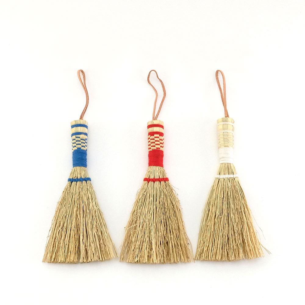 楽天市場】亀の子束子 手編みハンドほうき 手箒 ミニほうき