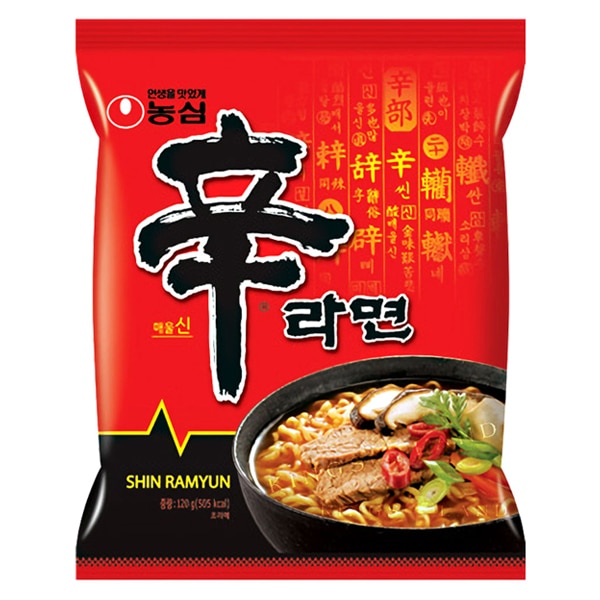 【送料無料】辛ラーメン 2ケース(120g×80袋)／ 韓国ラーメン 旨辛ラーメン らーめん 農心ラーメン 辛(シン)ラーメン 激安