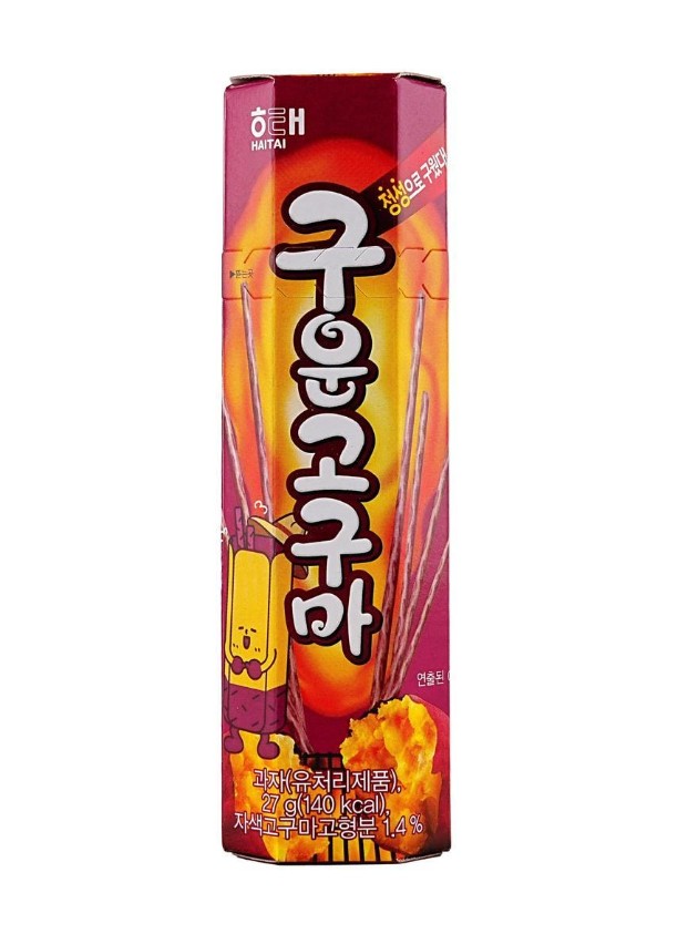 ヘテ 焼き芋スティック グウンゴグマ 27g×30箱／焼き芋味 スティックお菓子 プリッツ 韓国お菓子 スナック