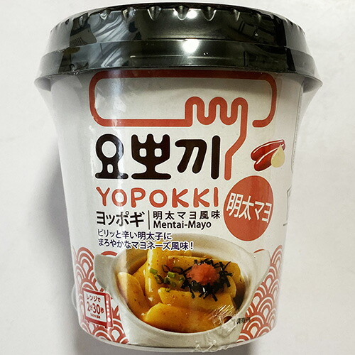 楽天市場 送料無料 即席 ヨッポキ 明太マヨ トッポギ 118g X 6個 カップ トッポキ トッポギ トッポッキ トッポキ インスタント おやつ 韓国 食品 簡単 大きいサイズのlylon Japan