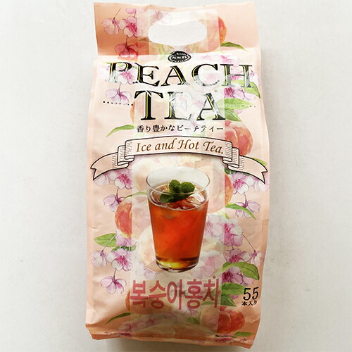 Ssb Peach Tea もも 紅茶 14g X 55本入り 韓国 お茶 食品 食材 韓国茶 1杯用包装 Edilenstore Com