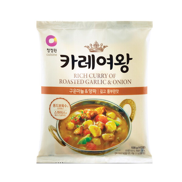 【送料無料】清浄園 カレ−の女王(ロ−ストガ−リック&オニオン)108g×16袋/カレー 韓国料理 韓国食品|大きいサイズのLYLON JAPAN
