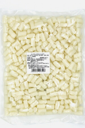 【送料無料】業務用ミニトッポギ 1kg 12袋(1ケース) 日本産 国産餅 トッポキ 1口サイズ おもち うるち米100% 子供のおやつ 保育園 幼稚園 介護施設 お得な業務用｜大きいサイズのLYLON　JAPAN