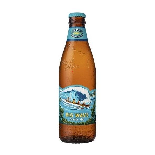 【業務用】コナビール　ビッグウェーブ　ゴールデンエール（瓶）4.5% 355ml ×24本セット 瓶ビール ハワイ　ケース売り