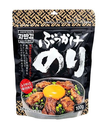【送料無料】ぶっかけのり 100g x 30袋 ふりかけ　韓国海苔　ご飯の友 ぶっか おかず お茶漬け おにぎり 具材 韓国 食品 料理 食材