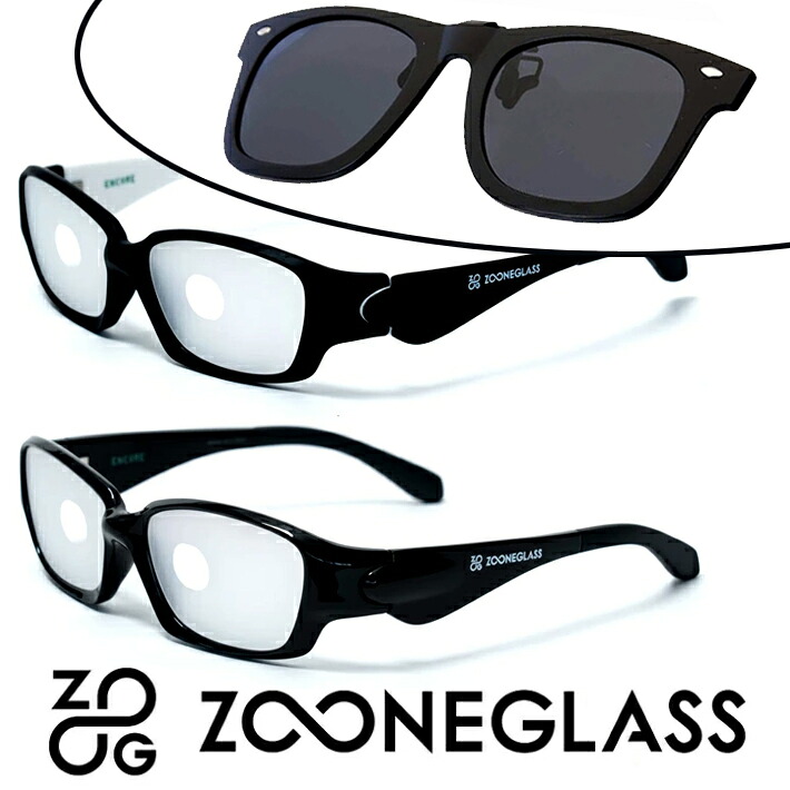 【クリップオン サングラス付】 超集中状態を生み出す眼鏡 ZOONEGLASS ゾーングラス 大本研太郎 プロ監修｜リンクスゴルフ　店