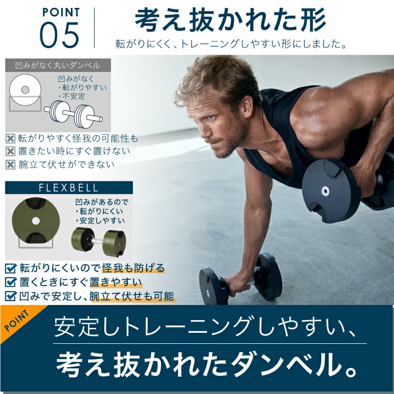 ダンベルアジャスタブルFLEXBELLスウェーデントレーニングジムマルチマシンスポーツ・アウトドアフィットネス・トレーニングフィットネスマシンスポーツ器具