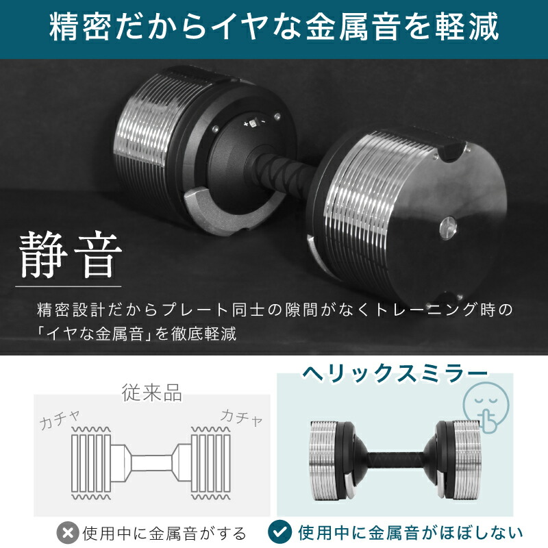 レビュー投稿で2年保証】 ライシン ヘリックスミラー 1kg刻み 32kg 1個