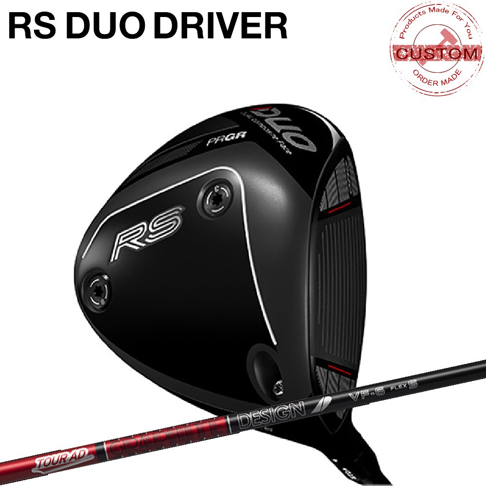 ゴルフクラブ カスタム プロギア 26モデル RS ドライバー グラファイトデザイン TOUR AD　VFシャフト 26モデル PRGR RS DUO｜エムスタイル店