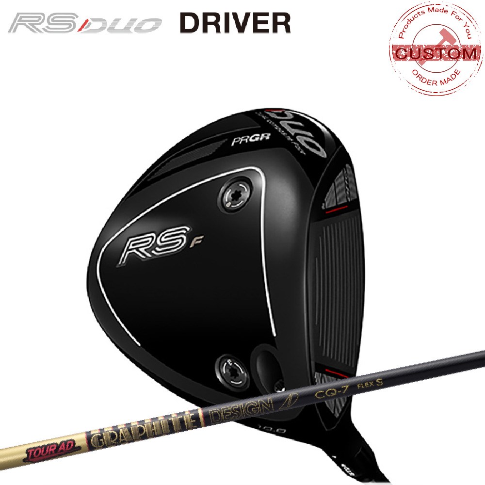 ゴルフクラブ カスタム プロギア 26モデル RS F ドライバー グラファイトデザイン TOUR AD CQシャフト 26モデル PRGR RS DUO｜エムスタイル店