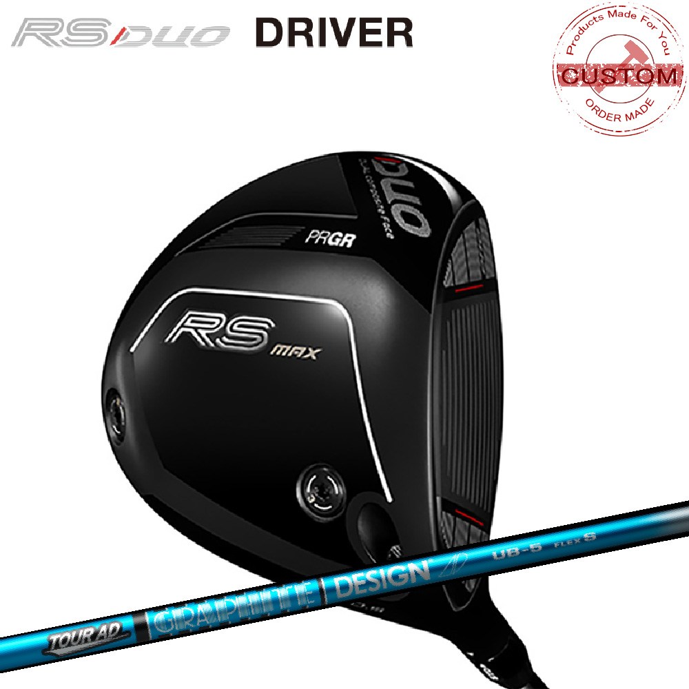 ゴルフクラブ カスタム プロギア 26モデル RS MAX ドライバー グラファイトデザイン TOUR AD UBシャフト 26モデル PRGR RS DUO｜エムスタイル店