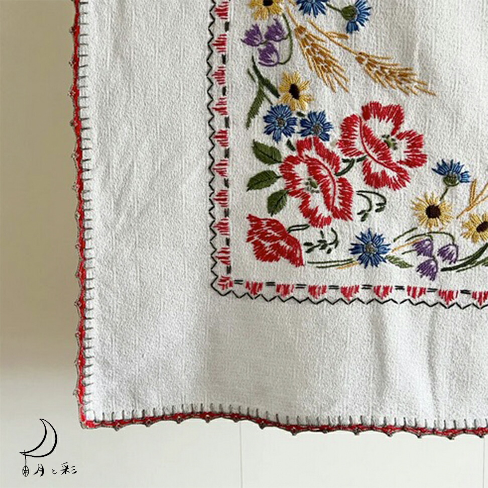 楽天市場】【10%OFFクーポン配布中】【中古】花刺繍目隠しクロス