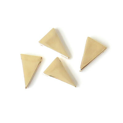 楽天市場】金属チャーム トライアングル 全6色 4個 ラメカラー 三角形