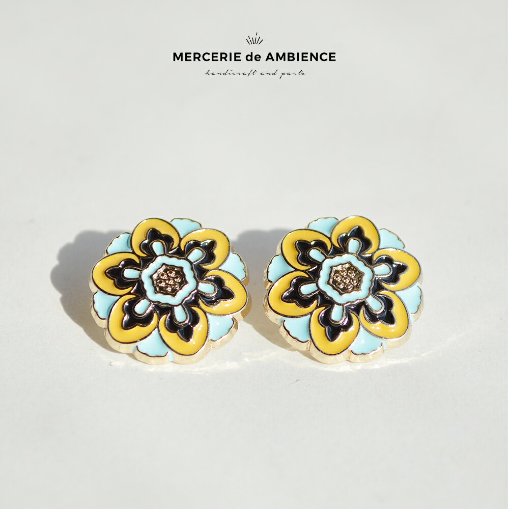 楽天市場】ヴィンテージスクエアボタン 2個セットメール便対応 牡丹 椿