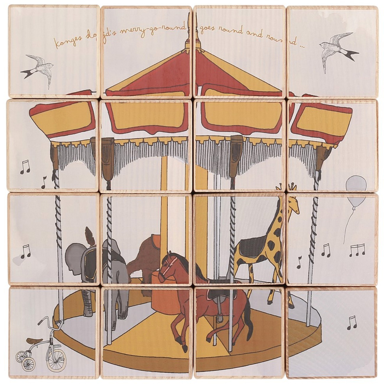 送料無料 Konges Slojd コンゲススロイド おしゃれ 木製 ブロック メリーゴーランド インテリア 男の子 女の子 出産祝い 誕生日 プレゼント Highsoftsistemas Com Br