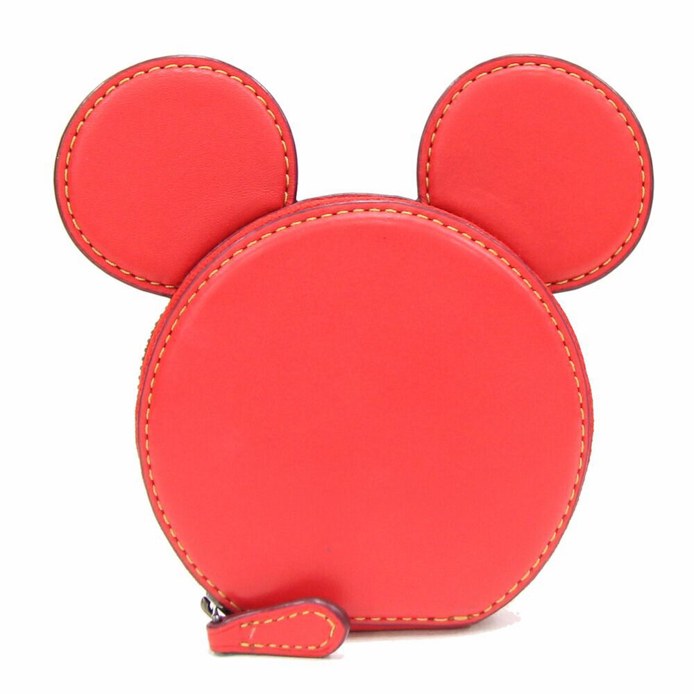 新品 コーチ ディズニー ミッキー フェイス型 コインケース ピンク スケボー 公式】COACH – コーチ | 【DISNEY x COACH】ミッキーマウス