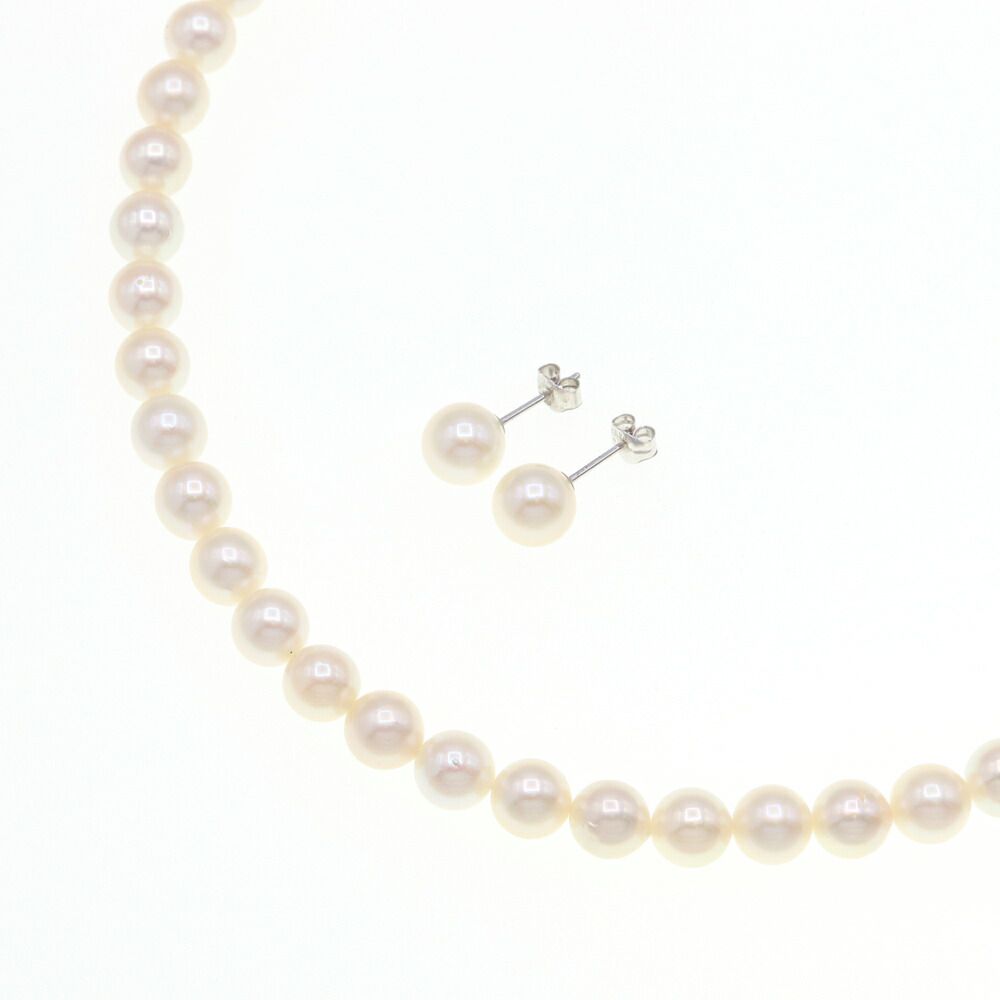 楽天市場】パール ネックレス パール 8mm SILVER 中古 アクセサリー 