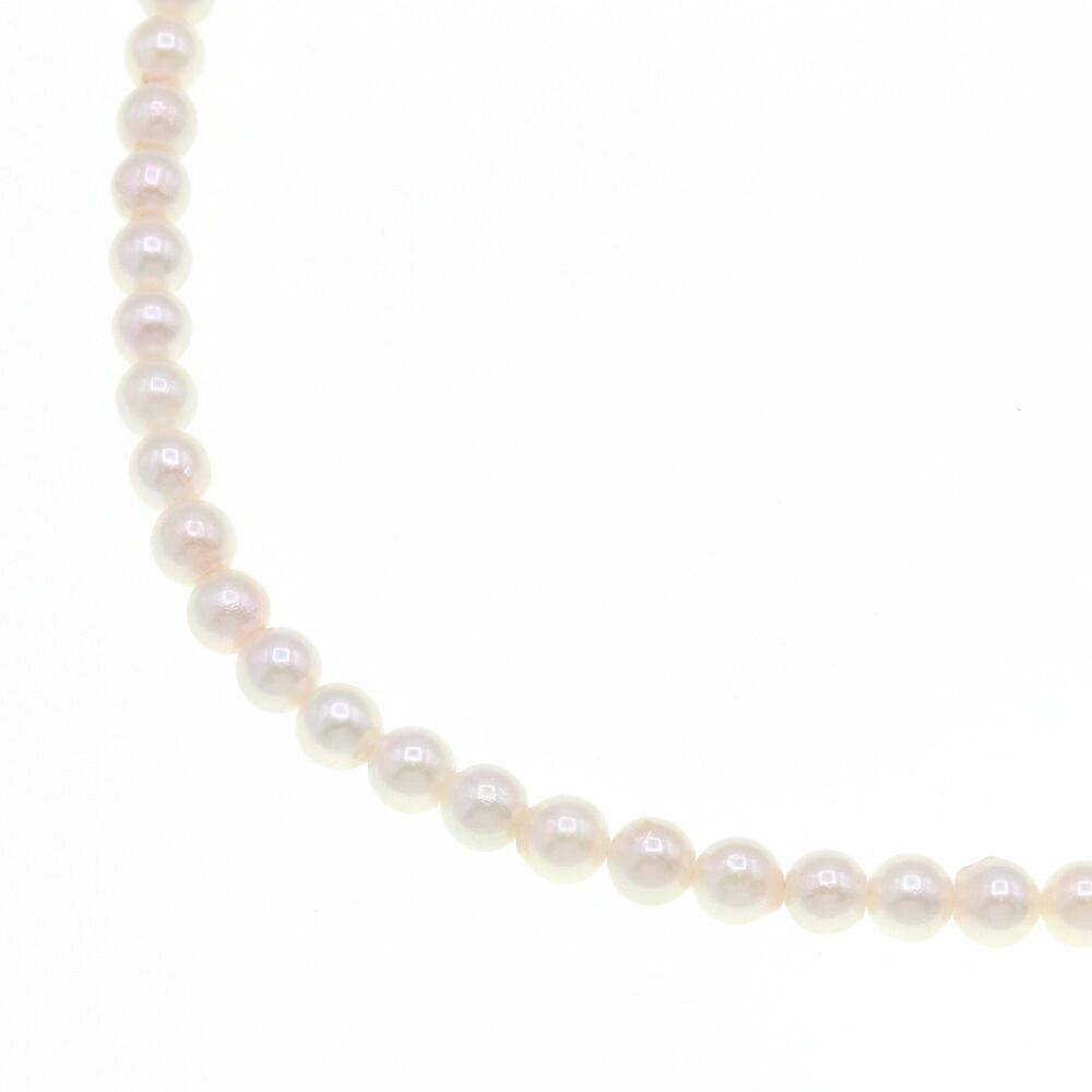 パール ネックレス パール 6～6.5mm SV 中古 チョーカー アクセサリー ジュエリー 宝石 真珠 レディース 冠婚葬祭 Pearl