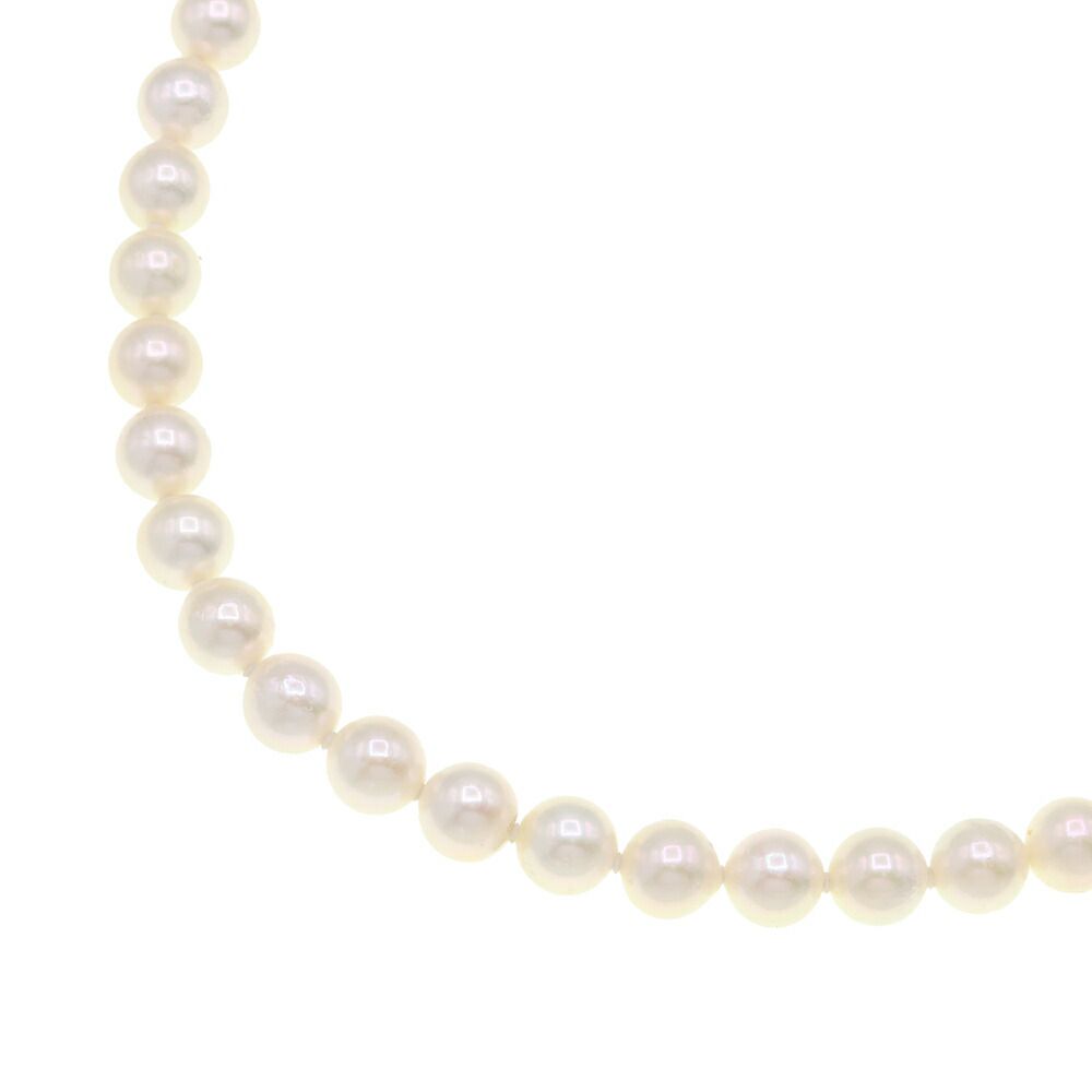 パール ネックレス パール 8mm SILVER 中古 アクセサリー ストーン 天然石 真珠 チョーカー レディース 女性 婦人 Perl