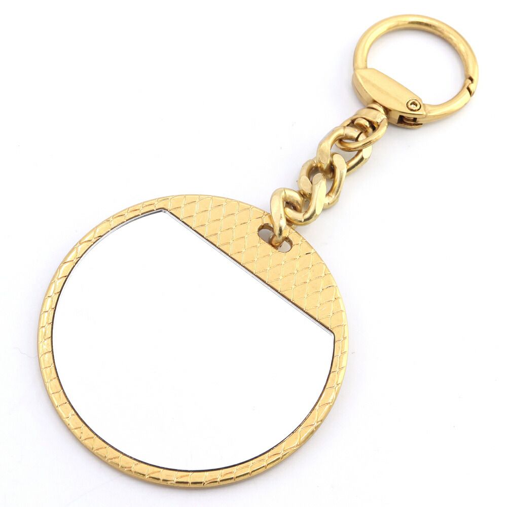 【美品】BVLGARI(ブルガリ) ダークブラウン　キーホルダー　証明書付 美品】BVLGARI(ブルガリ) ダークブラウン キーホルダー 証明書付