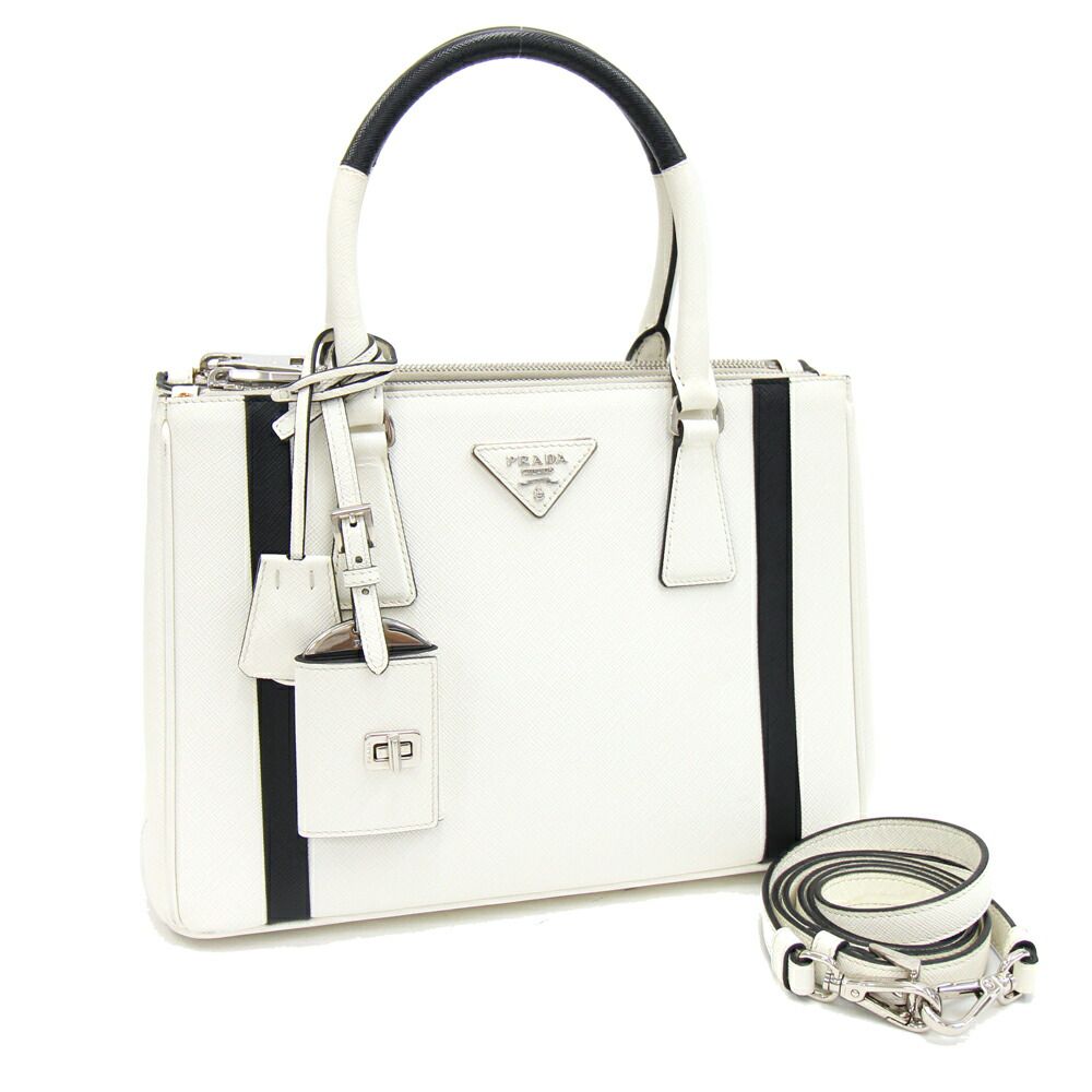 PRADA ★ GALLERIAハンドバッグ 2way 楽天市場】PRADA プラダ モノクローム スモールバッグ