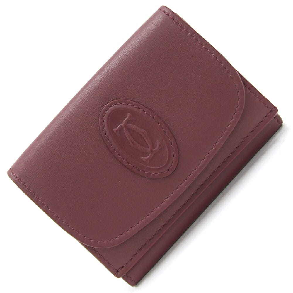 極美品 Cartier カルティエ 折り財布 三つ折り マストライン ボルドー 楽天市場】□極美品□ Cartier カルティエ マストライン レザー