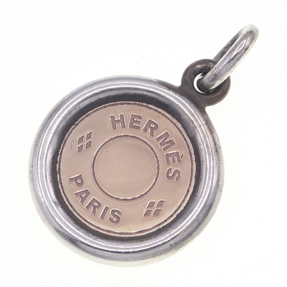 楽天市場】HERMES【エルメス】セリエ ペンダントトップ SV925×750YG