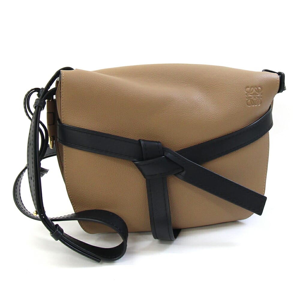 ロエベ ポーチ ショルダーバッグ アナグラム ブラウン LOEWE - LOEWE ロエベ ショルダーバッグ アナグラム 現行モデル