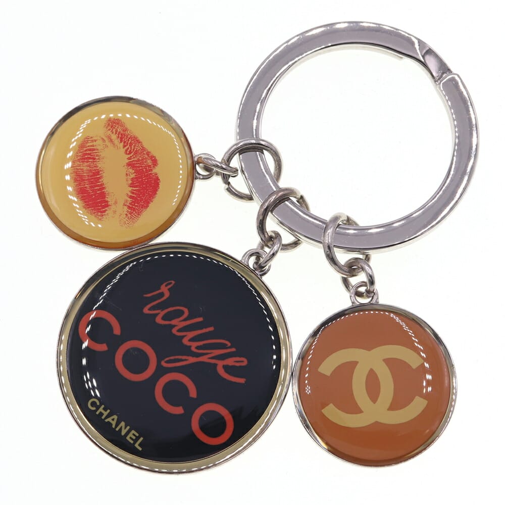 【CHANEL / シャネル】ココマーク レザー キーホルダー】 CHANEL / シャネル】ココマーク レザー キーホルダー】