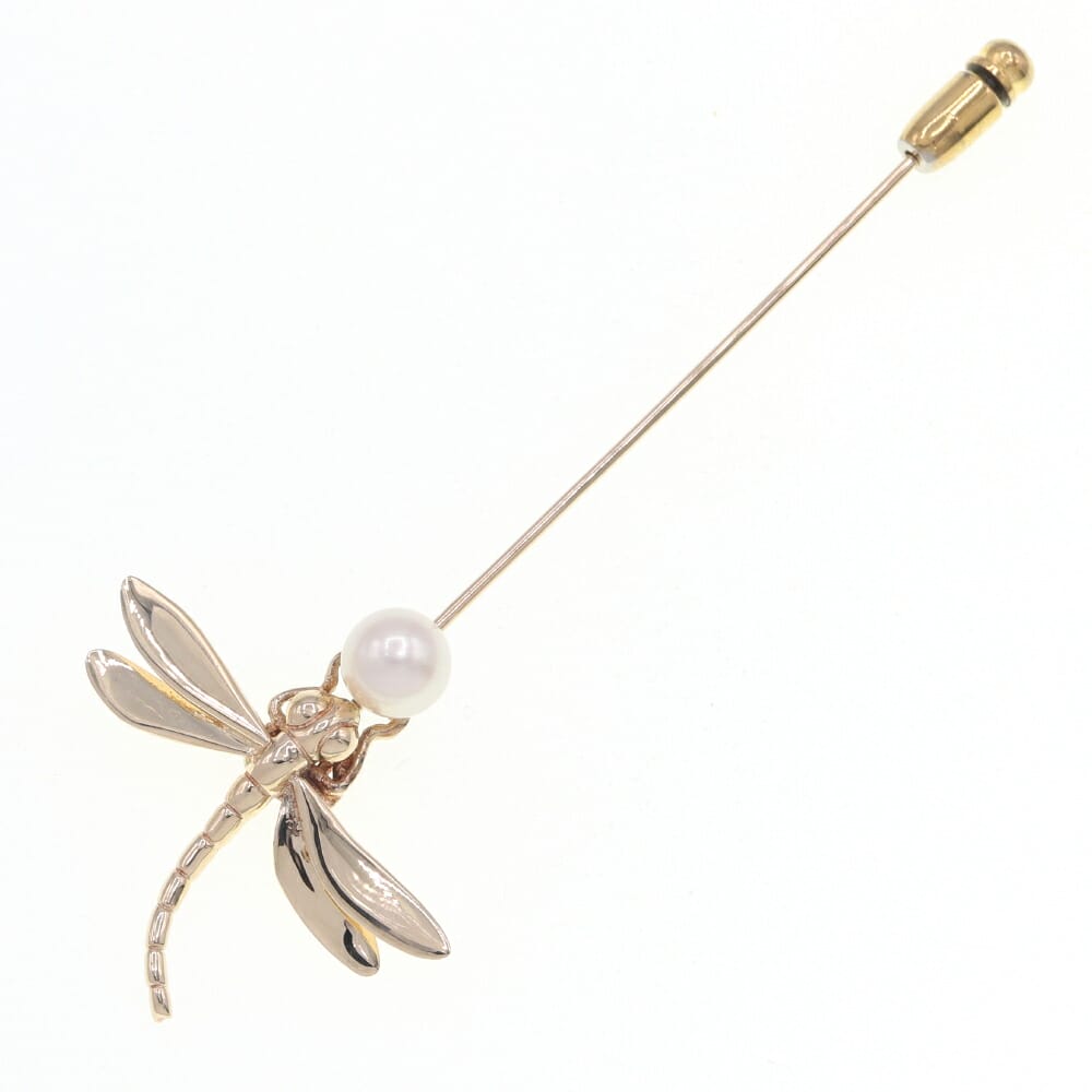 楽天市場】ミキモト MIKIMOTO ピンブローチ ドングリ リーフ モチーフ