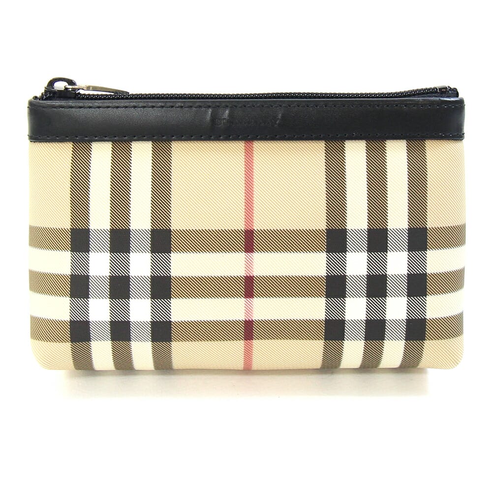 楽天市場】【バッグ】BURBERRY バーバリー ノバチェック ポーチ