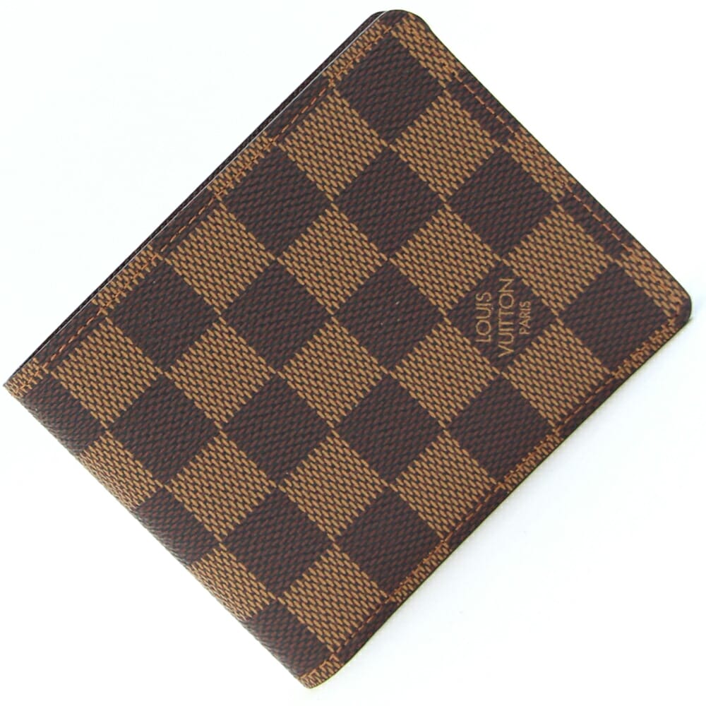 楽天市場】ルイヴィトン 二つ折り札入れ(小銭入れなし) ダミエ