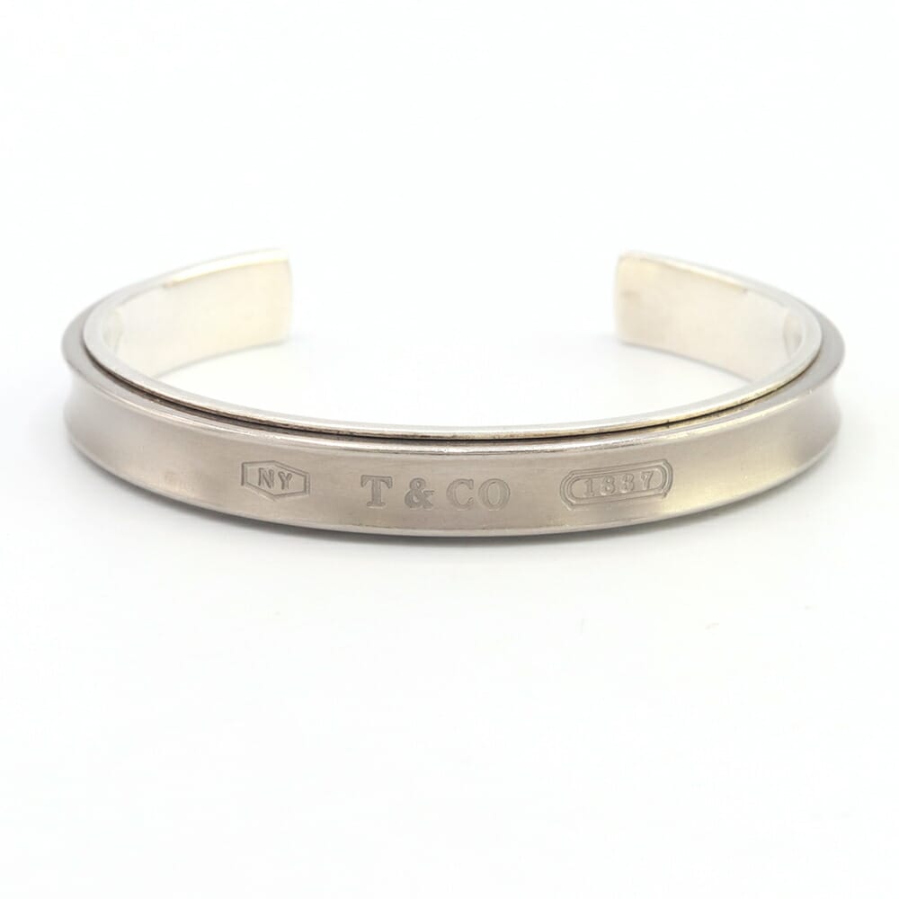 楽天市場】Tiffany&Co. ティファニー1837ナローカフブレスレットS M L