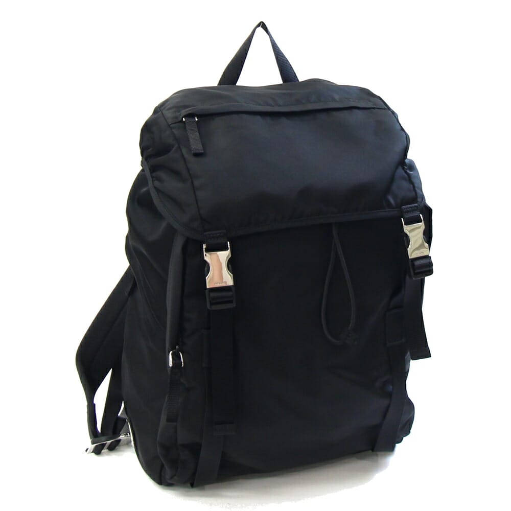 楽天市場】【中古】 プラダ バックパック 2VZ062 ブラック ナイロン