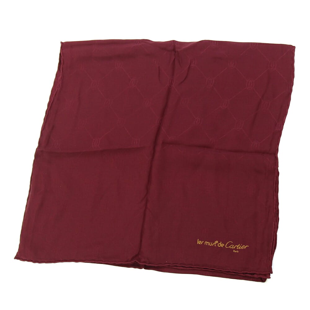 楽天市場】【広尾店】美品 カルティエ 大判ストール マフラー