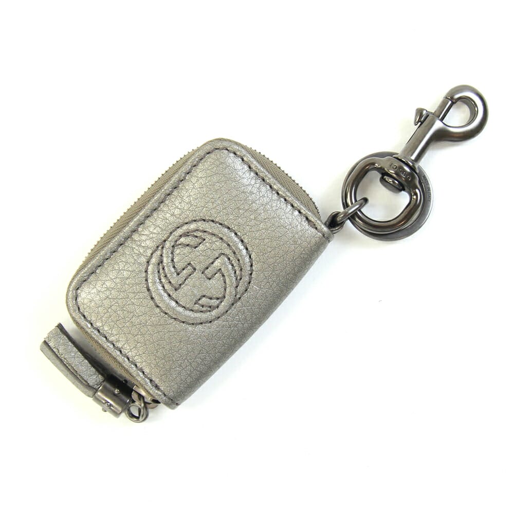 良品　GUCCI グッチ ソーホー レザー コインケース キーホルダー付き GUCCI グッチ ソーホー コインケース キーホルダー キーリング