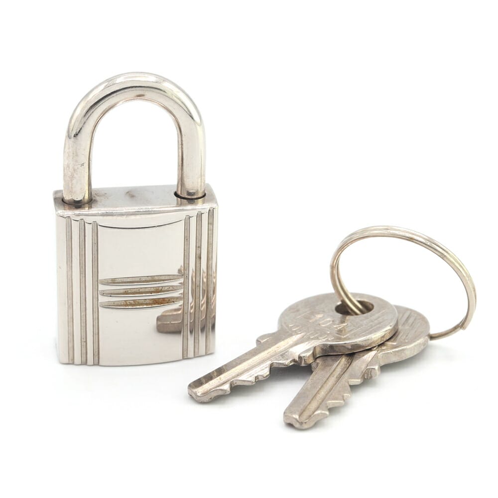 ★エルメス　カデナ　パドロック 南京錠　正規品　シルバー　鍵2本 楽天市場】HERMES エルメス カデナ パドロック No.67 南京錠 鍵