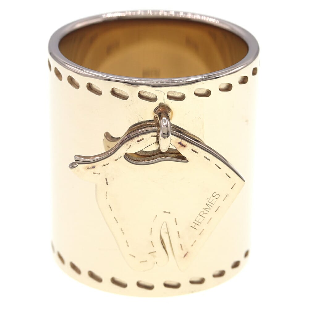 楽天市場】HERMES エルメス コスモス スカーフリング スカーフ留め