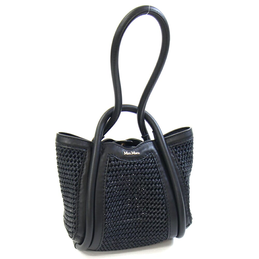 未使用　マックスマーラMax Mara黒レザー　トートバッグ、ショルダーバッグ 楽天市場】MAX MARA マックスマーラ ショルダーバッグ ELSA