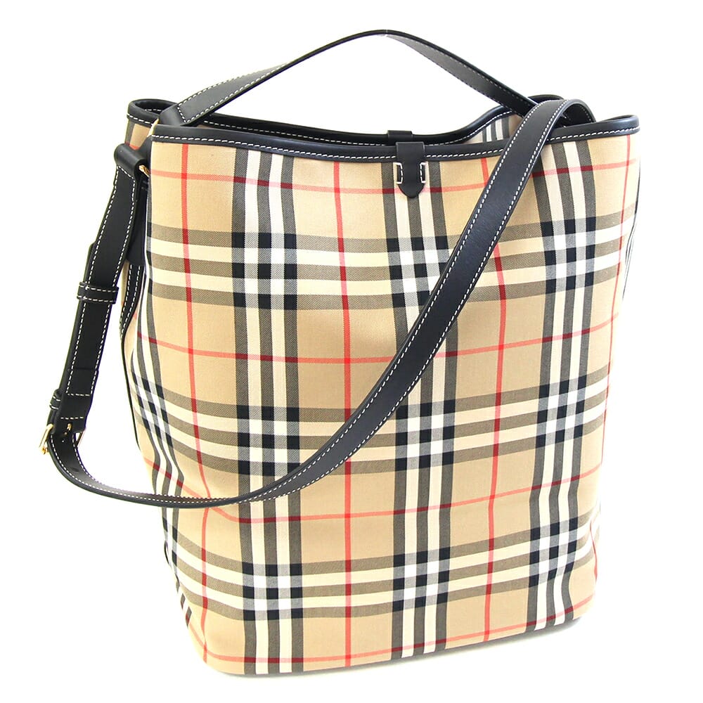 バーバリーロンドン 定番 ノバチェック PVC ワンショルダーバッグ BURBERRY バーバリー ショルダーバッグ ノバチェックワン