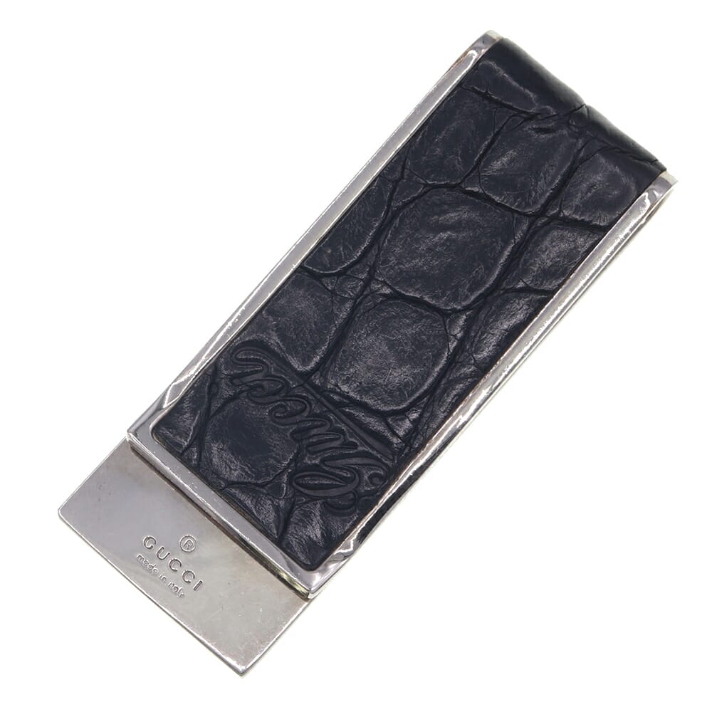 楽天市場】グッチ マネークリップ 456904 スネーク シルバー 蛇 札ばさ