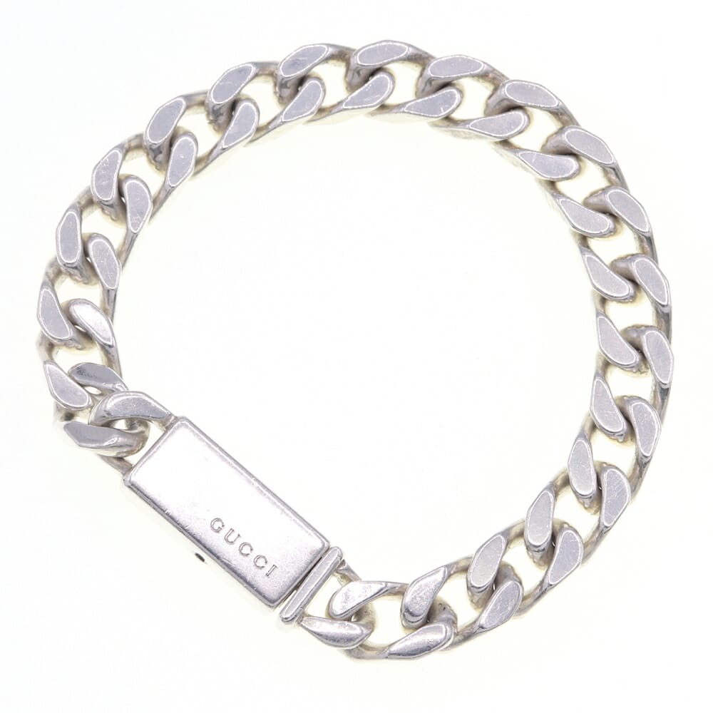 楽天市場】グッチ 喜平 ブレスレット シルバー SV925 メンズ